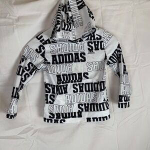 Adidas Boy's Youth‎ Hoodie - Size: 5 All Over Print